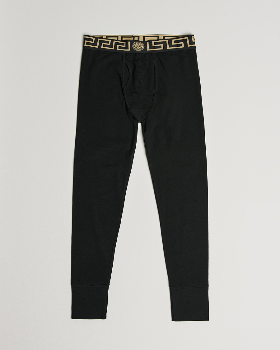 Herre | | Versace | Greca Long Johns Black