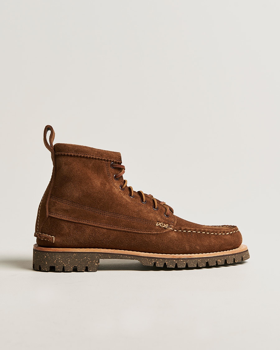 Herre | Yuketen | Yuketen | Cortina Sole Angler Boots Dark Brown Suede