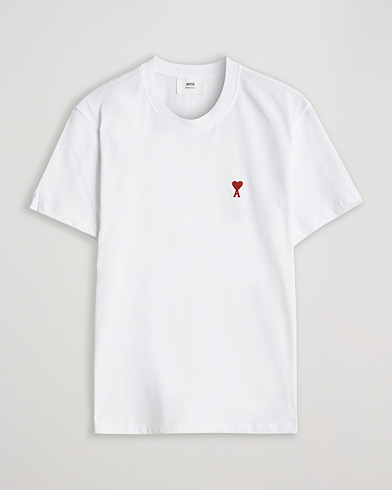 Herre | T-Skjorte | AMI | Heart Logo T-Shirt White