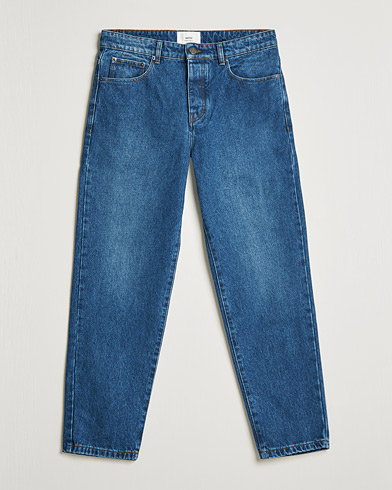Herre | Jeans | AMI | Tapered Jeans Dark Blue Wash