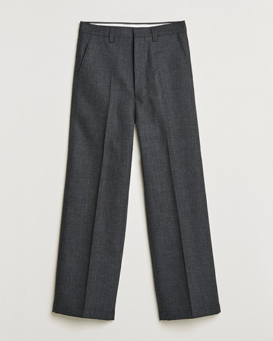 Herre |  | AMI | Large Fit Wool Trousers Dark Grey