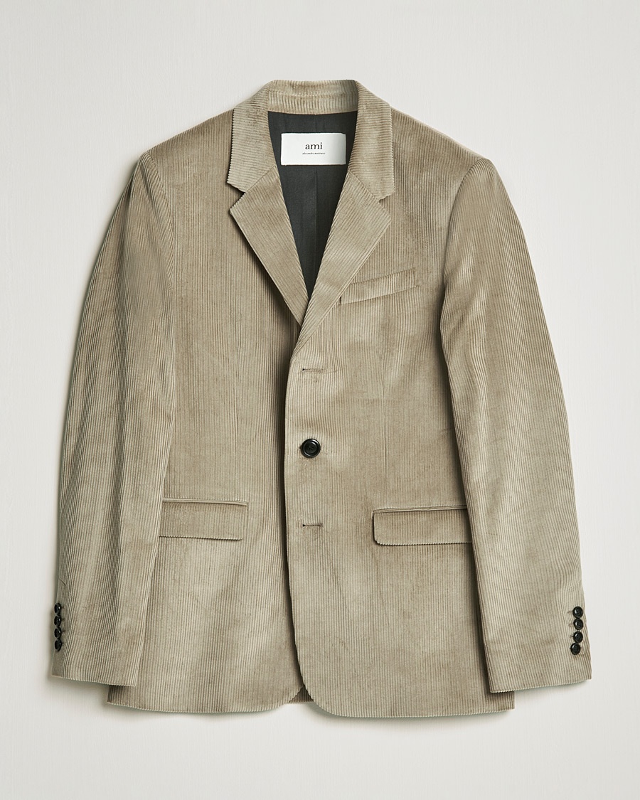 Herre | | AMI | Corduroy Blazer Beige