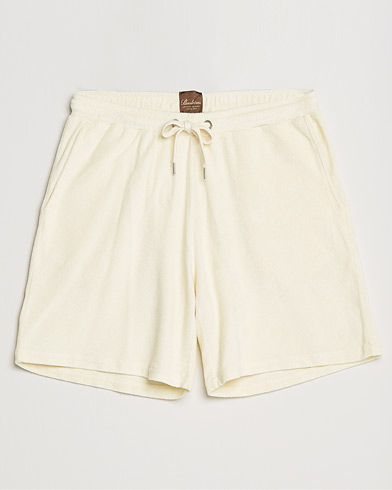 Sweatshorts |  Towelling Cotton Shorts Cream