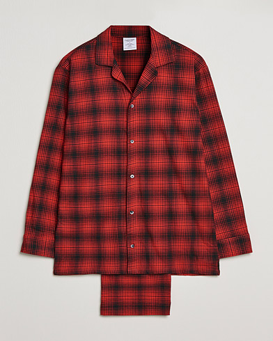 Herre | Pyjamaser & Badekåper | Calvin Klein | Cotton Checked Pyajama Set Red/Black