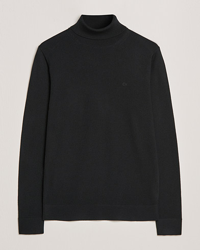 Herre | Pologensere | Calvin Klein | Superior Wool Rollneck Black