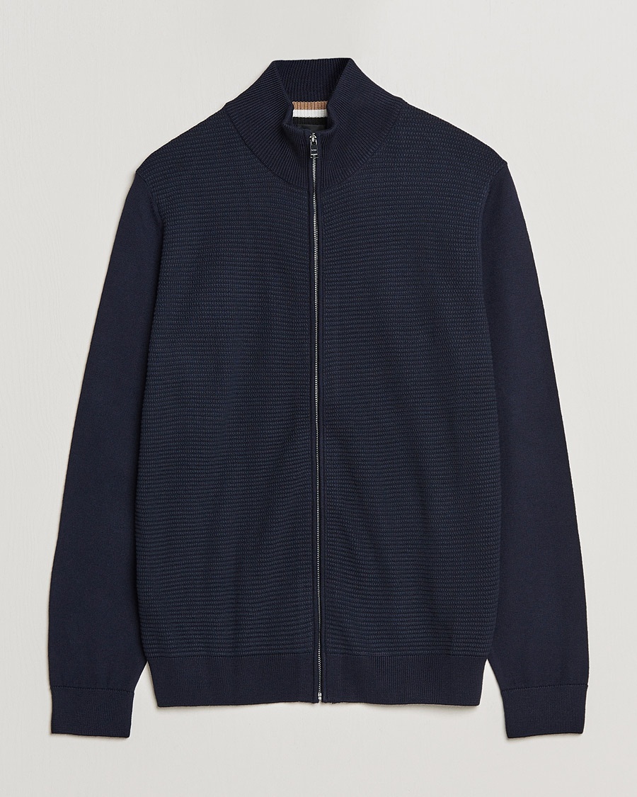 Herre | | BOSS | Ladriano Full Zip Dark Blue