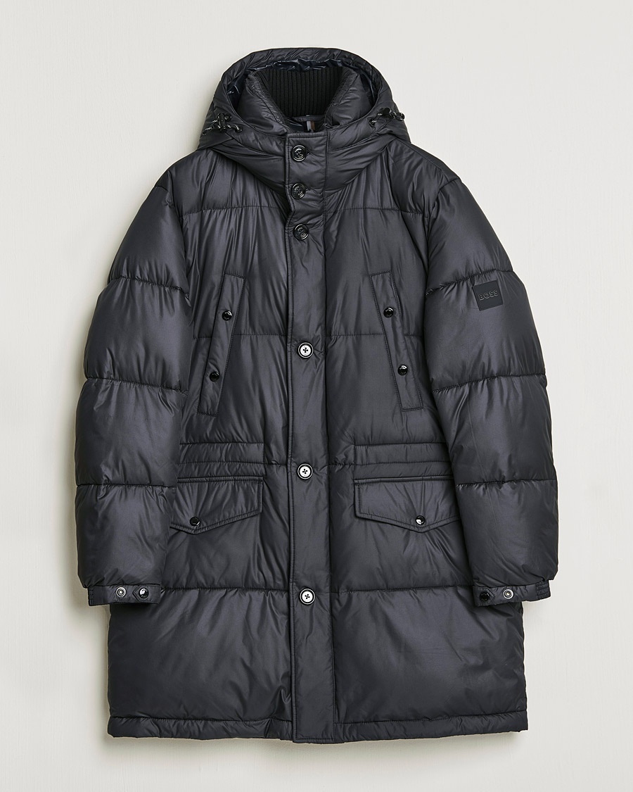 Herre | | BOSS | Cian Down Puffer Parka Black