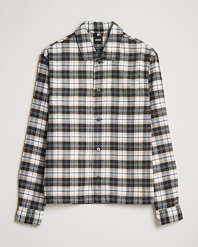 Herre | Flanellskjorter | BOSS | Nolan Check Flannel Shirt Black