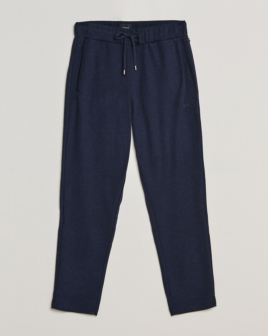 Herre | | BOSS | Cashmere Sweatpants Dark Blue