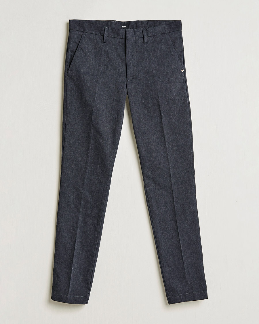 Herre | | BOSS | Kaito1 Structured Chinos Dark Blue