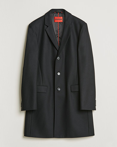 Herre | Frakker | HUGO | Migor Wool Coat Black