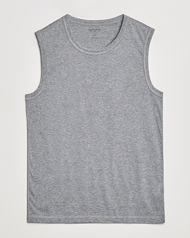 Herre | Training | Sunspel | Active Vest Grey Melange