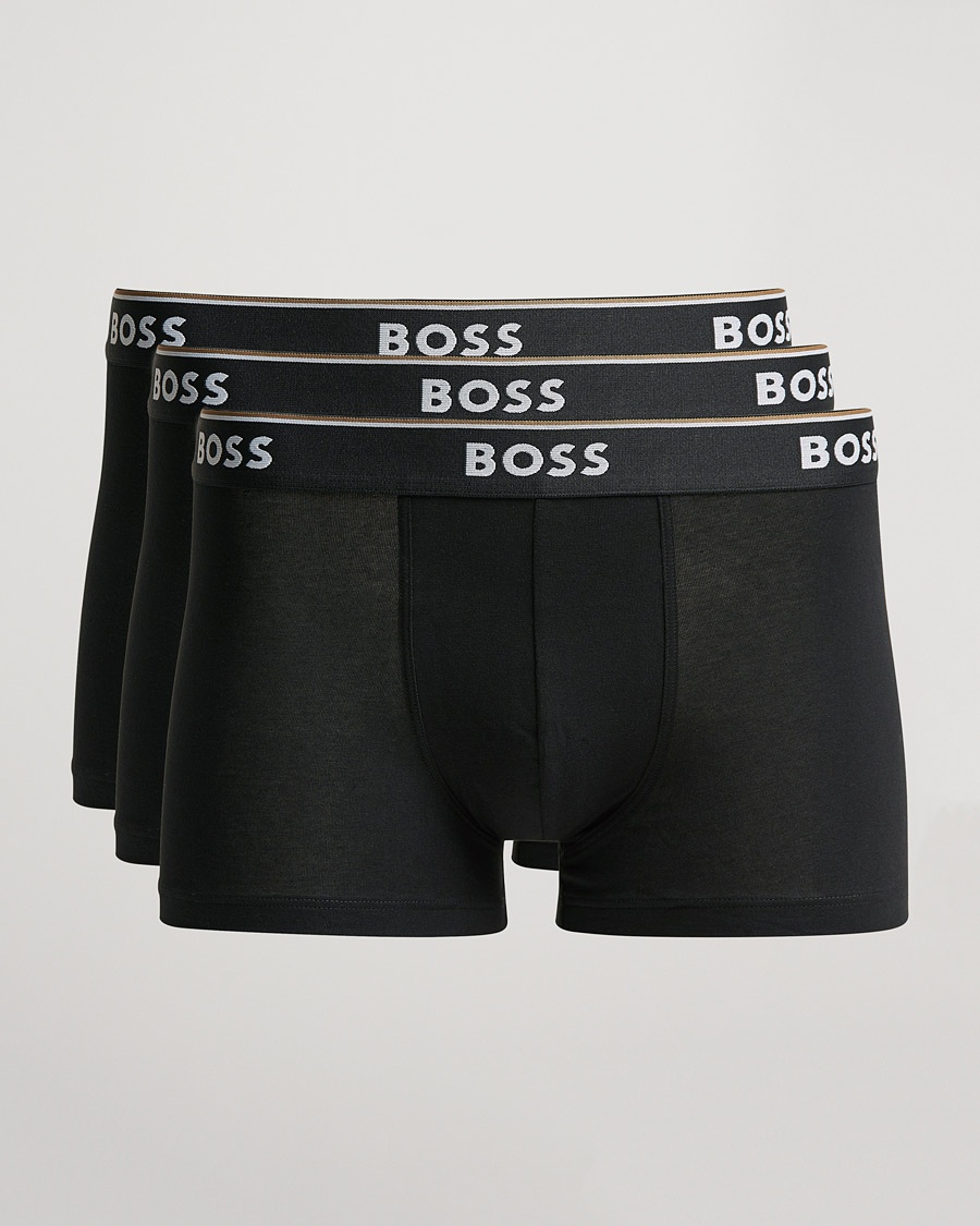 BOSS BLACK 3-Pack Trunk Boxer Shorts Black – Svart