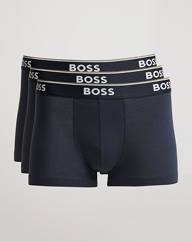 Herre | Trunks | BOSS | 3-Pack Trunk Boxer Shorts Open Blue
