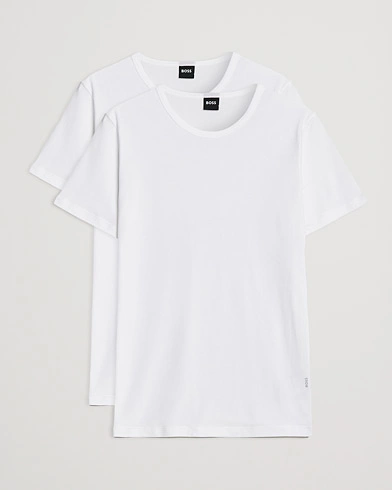 Herre | BOSS | BOSS | 2-Pack Crew Neck Slim Fit T-Shirt White