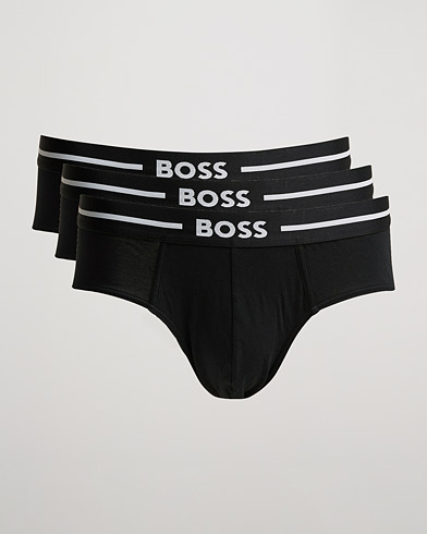 Herre | BOSS | BOSS | 3-Pack Boxer Briefs Black
