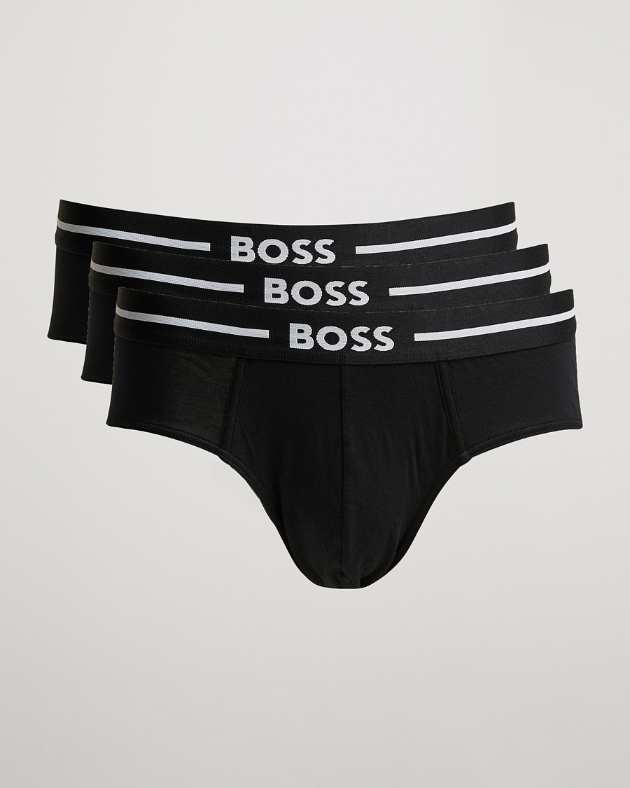 Herre | | BOSS BLACK | 3-Pack Boxer Briefs Black