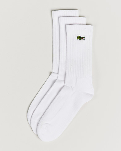Herre | Sokker | Lacoste Sport | 3-Pack Sport Socks White