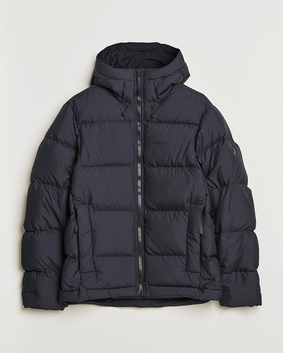  Rivel Down Hooded Jacket Black