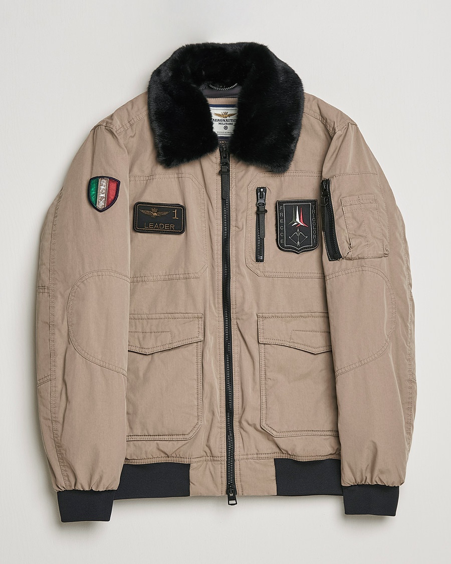 Herre | | Aeronautica Militare | Pilot Jacket Tortora