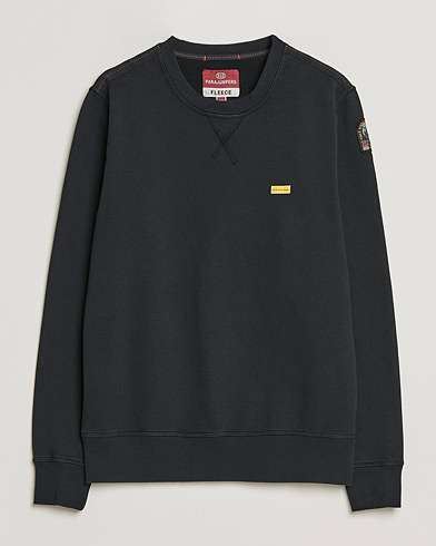 Herre | Sweatshirts | Parajumpers | Basic Cotton Fleece Sweatshirt Black