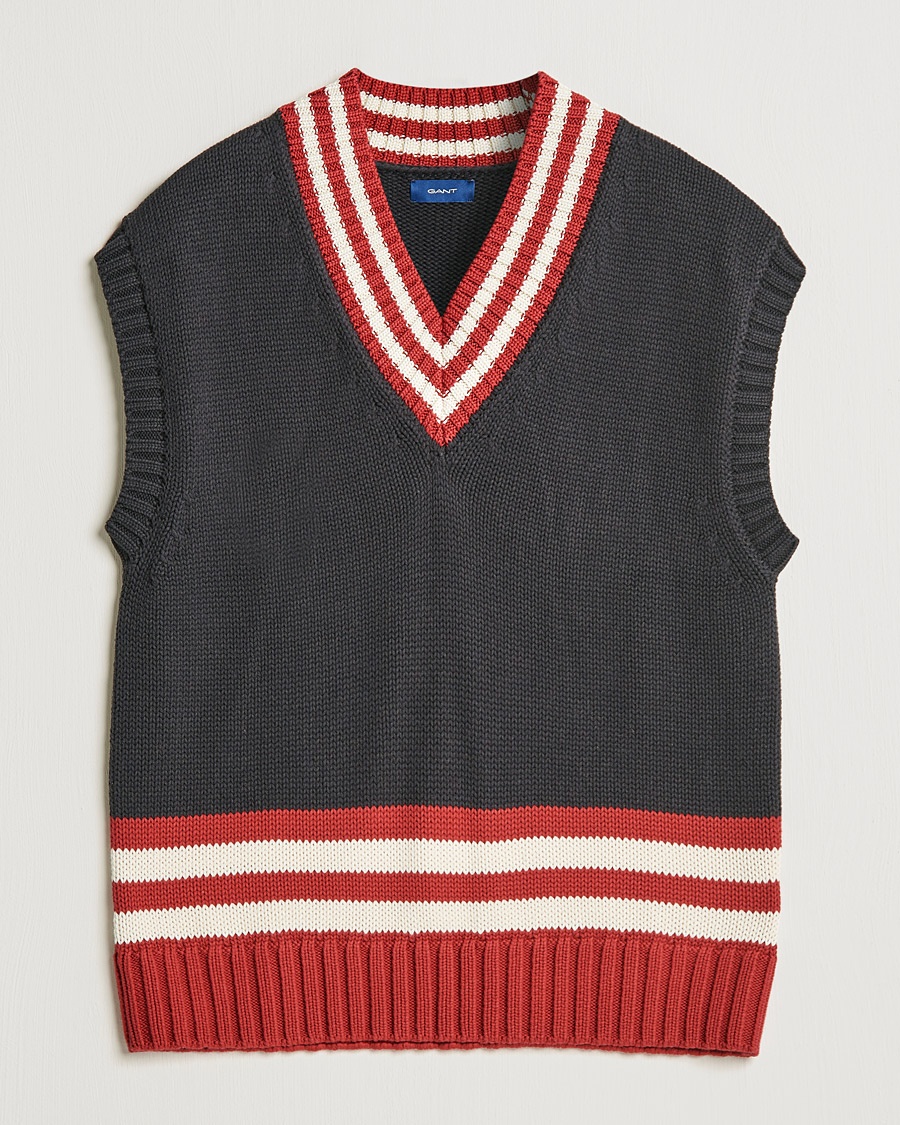 Herre | | GANT | Oversize Vest Autumn Sunset