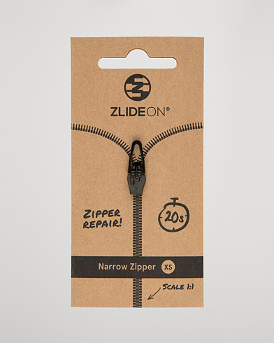 Herre | ZlideOn | ZlideOn | Narrow Zipper Black XS