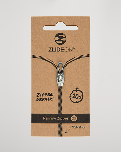 Herre | ZlideOn | ZlideOn | Narrow Zipper Silver XS