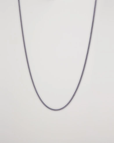 Herre | Smykker | Tom Wood | Curb Chain Slim Necklace Silver