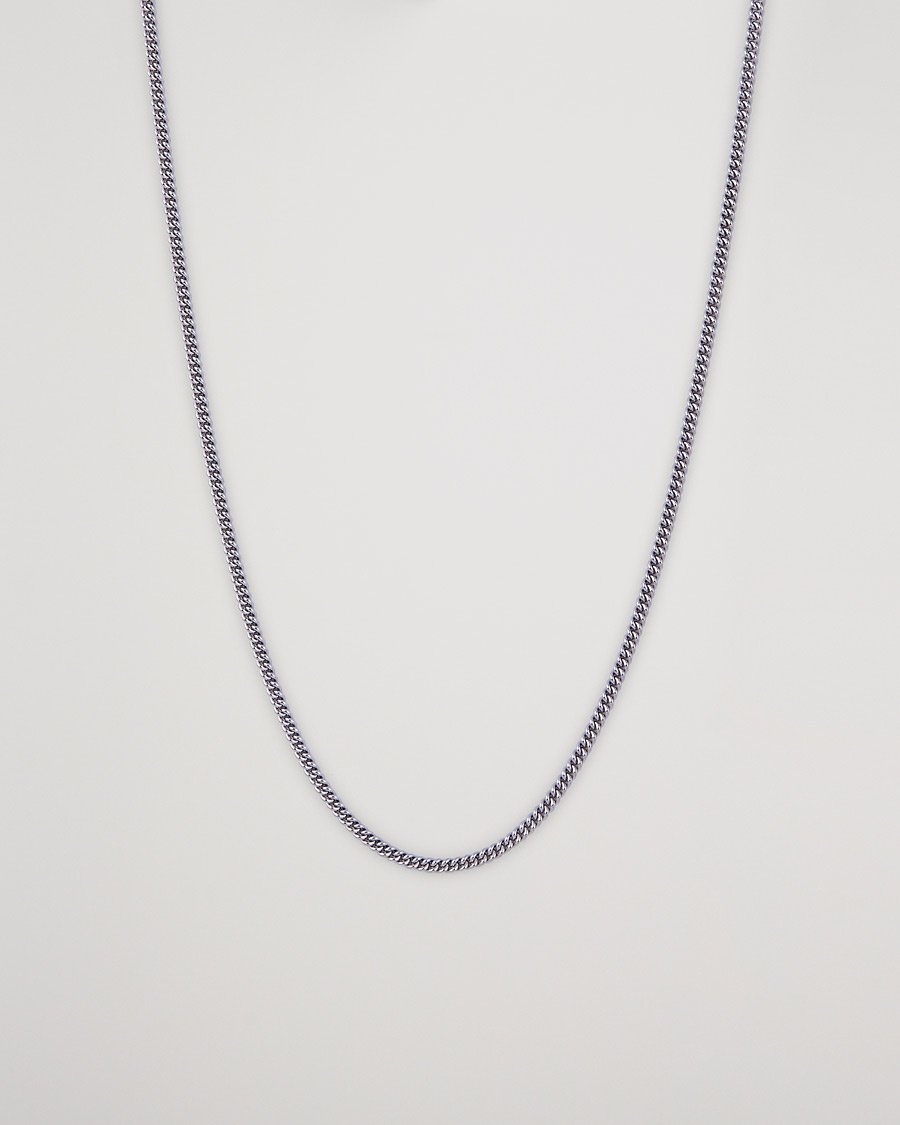 Tom Wood Curb Chain Slim Necklace Silver – Sølv