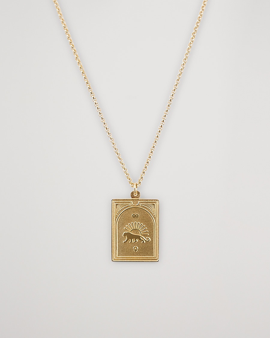 Tom Wood Tarot Strength Pendant Necklace Gold – Gull