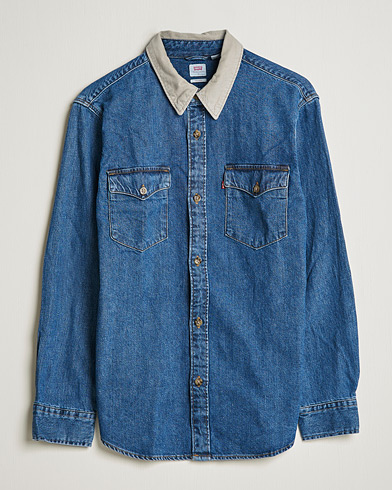 Herre | Skjorter | Levi's | Relaxed Fit Western Shirt Blue Stone Wash