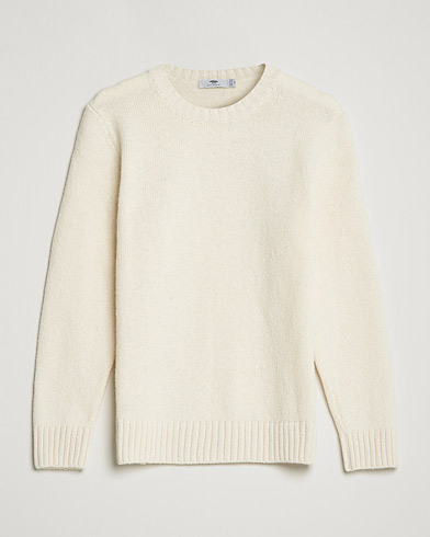 Herre | Inis Meáin | Inis Meáin | Wool/Cashmere Crew Neck White