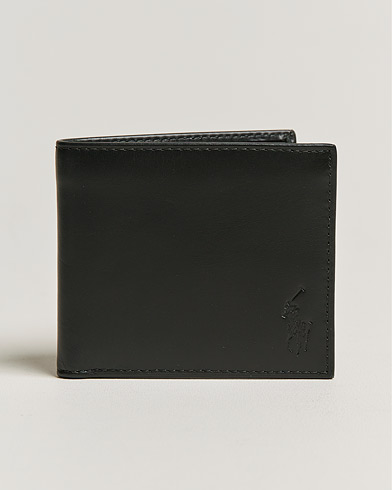 Herre | Lommebøker | Polo Ralph Lauren | Logo Leather Billfold Wallet Black