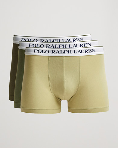 Herre | Undertøy | Polo Ralph Lauren | 3-Pack Trunk Light Olive/Olive/Green