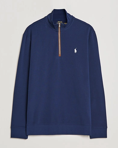Herre |  | Polo Ralph Lauren Golf | Terry Jersey Half Zip Sweater  French Navy