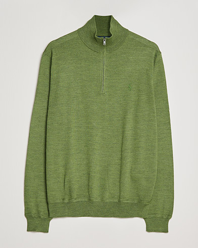 Herre | Zip-gensere | Polo Ralph Lauren Golf | Performance Merino Half Zip Sweater Cargo Green