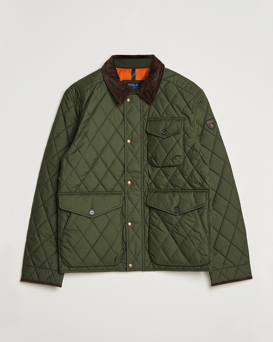 Polo Ralph Lauren Beaton Quilted Jacket Company Olive – Grønn