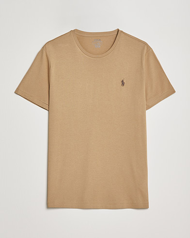 Herre | T-Shirts | Polo Ralph Lauren | Crew Neck Tee Luxury Tan