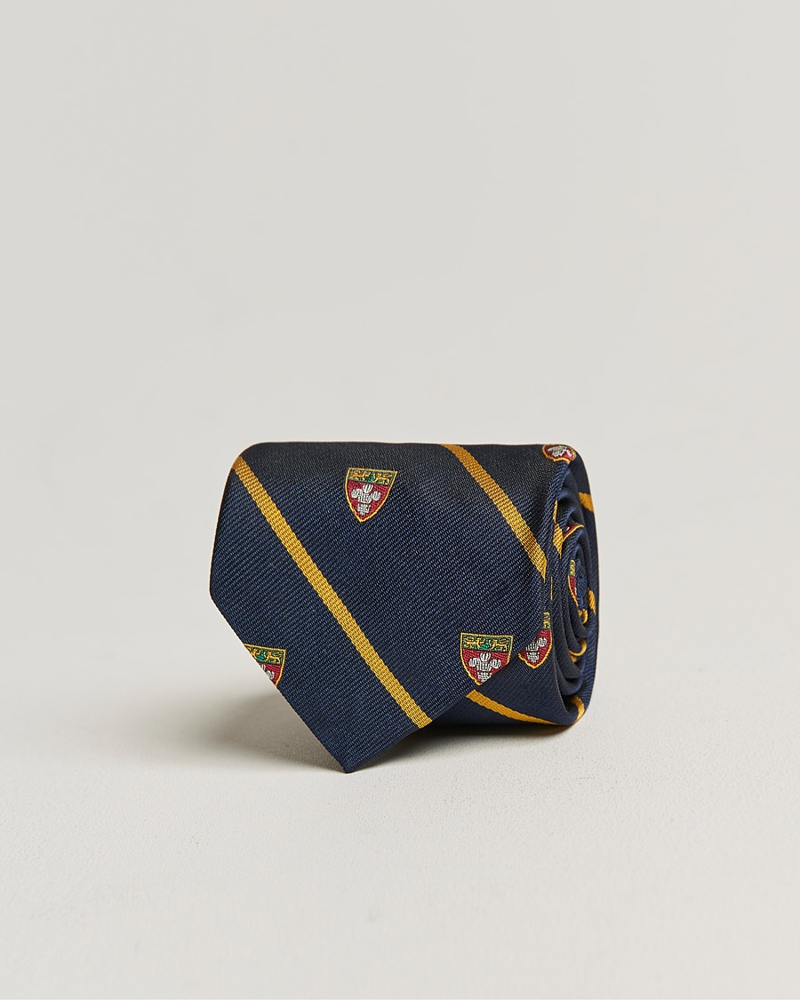 Herre | Assesoarer | Polo Ralph Lauren | Crest Striped Tie Navy