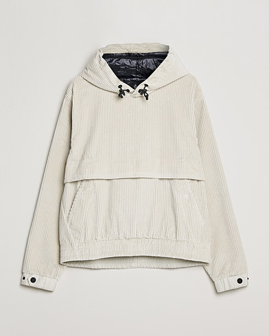 Herre | Sport | Moncler Grenoble | Stretch Corduroy Hoodie Off White