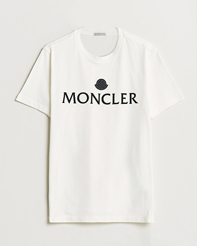 Herre | Svar på søk | Moncler | Lettering T-Shirt White