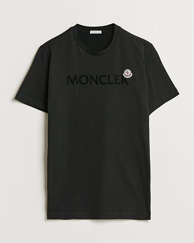 Herre | Nytt i butikken | Moncler | Lettering Logo T-Shirt Black