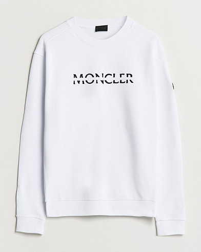 Herre |  | Moncler | Lettering Sweatshirt White