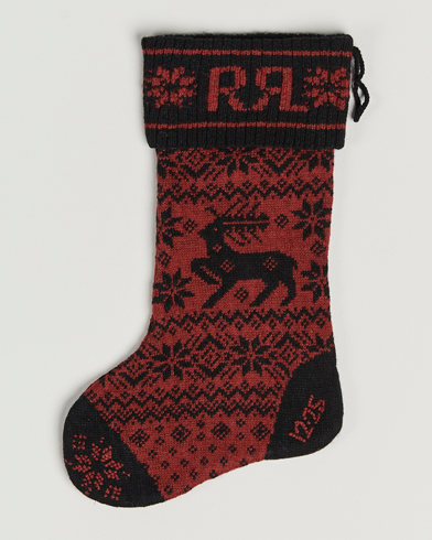 Herre | RRL | RRL | Holiday Stocking Red/Black