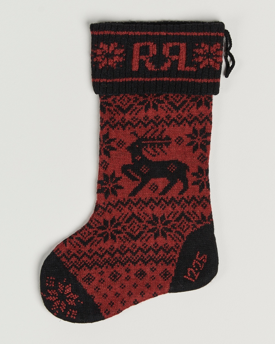 Herre | | RRL | Holiday Stocking Red/Black