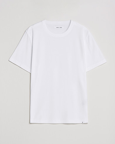 Herre | T-Shirts | Samsøe & Samsøe | Odin Terry Organic Cotton T-Shirt White