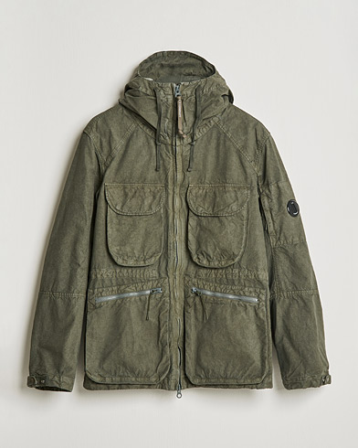 Herre |  | C.P. Company | Ba-Tic Wax Resistance Two in One Jacket Dark Green