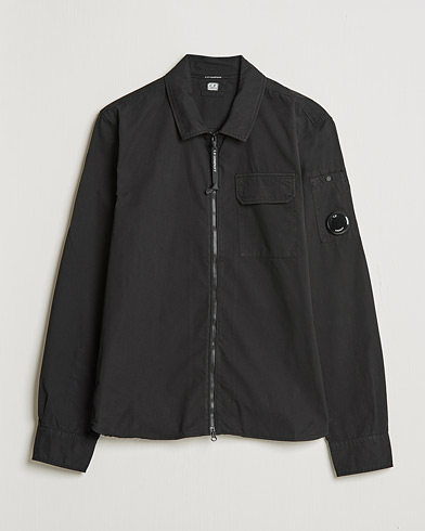 Herre | Contemporary Creators | C.P. Company | Garment Dyed Gabardine Overshirt Black