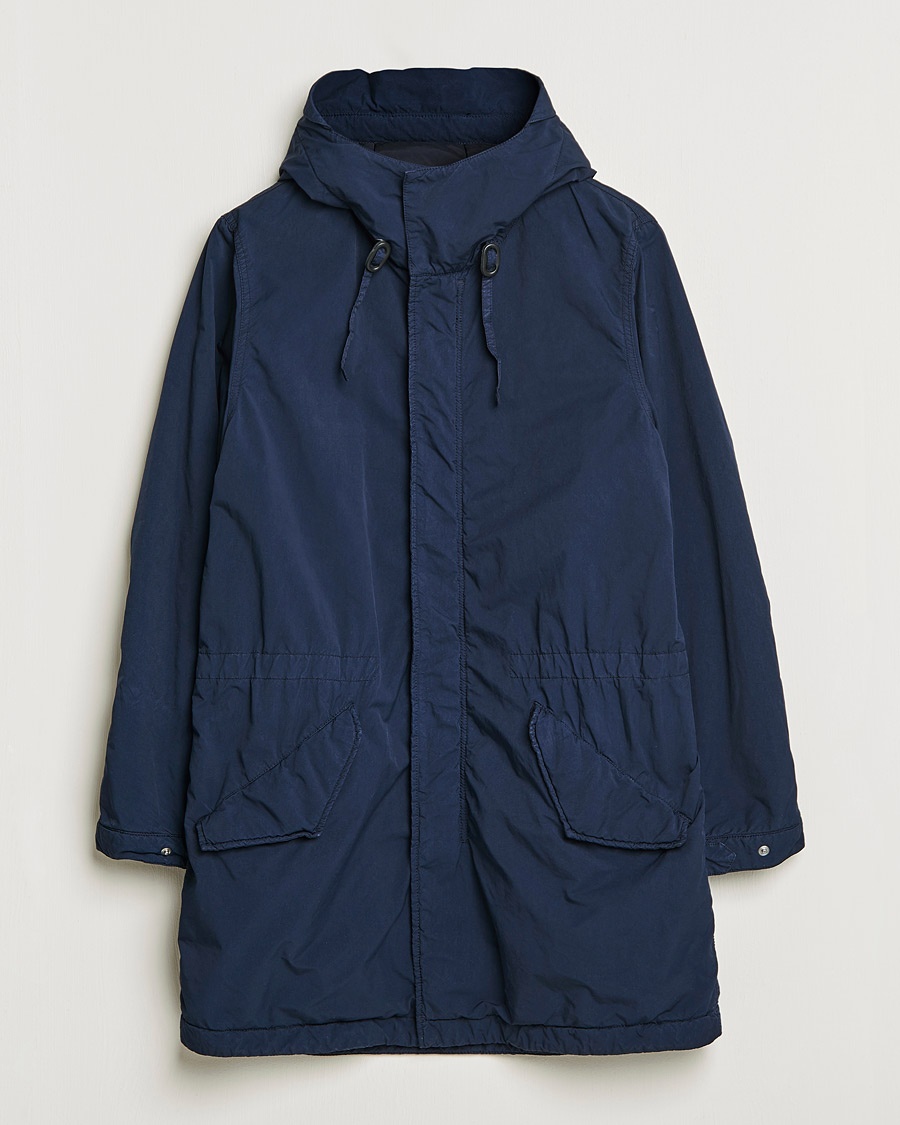 Herre | | Aspesi | Parkettone Garment Dyed Jacket Navy
